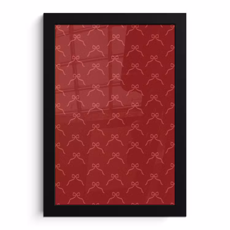 Bilder mit Rahmen - Schleife – Rosa – Rot – Weihnachten — 1