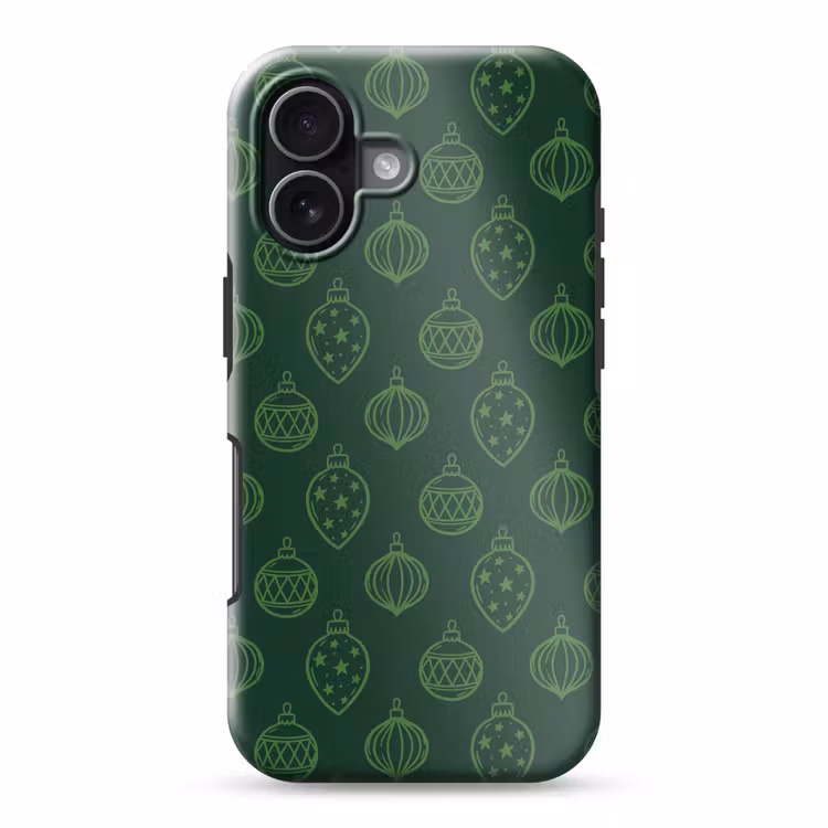 Handyhülle Toughcase - Weihnachtskugel – Grün – Weihnachten — 1