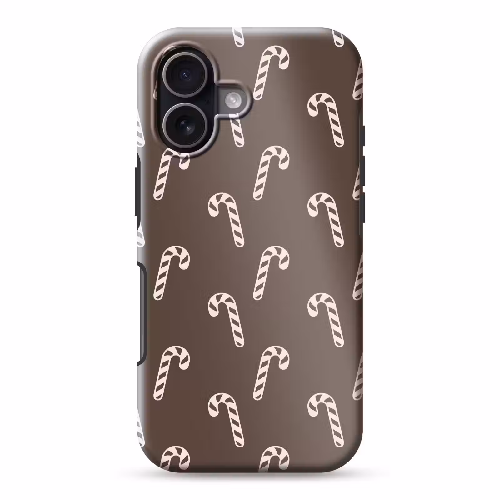 Handyhülle Toughcase - Weihnachten – Creme – Taupe – Zuckerstange — 1