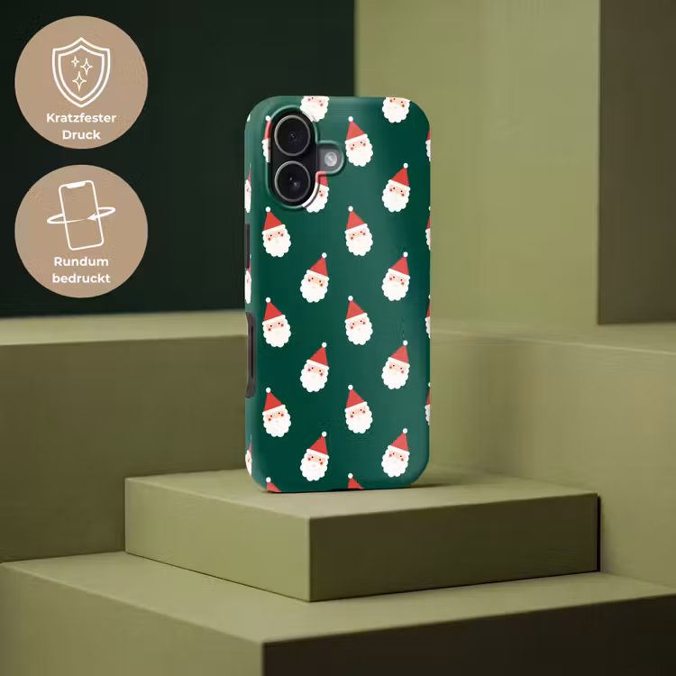 Handyhülle Toughcase - Weihnachtsmann – Weihnachten – Grün — 7