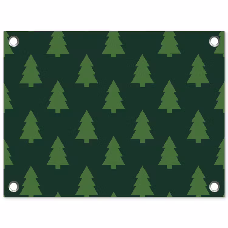 Gartenposter - Weihnachtsbaum – Grün – Weihnachten — 1
