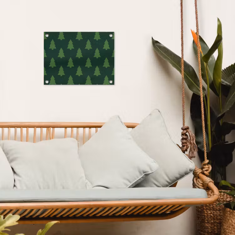 Gartenposter - Weihnachtsbaum – Grün – Weihnachten — 4