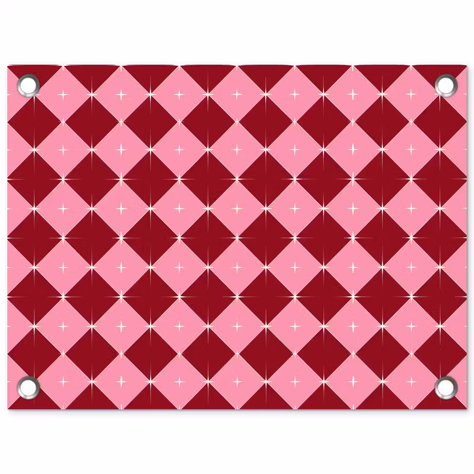 Gartenposter - Stern – Rot – Rosa – Weihnachten — 1