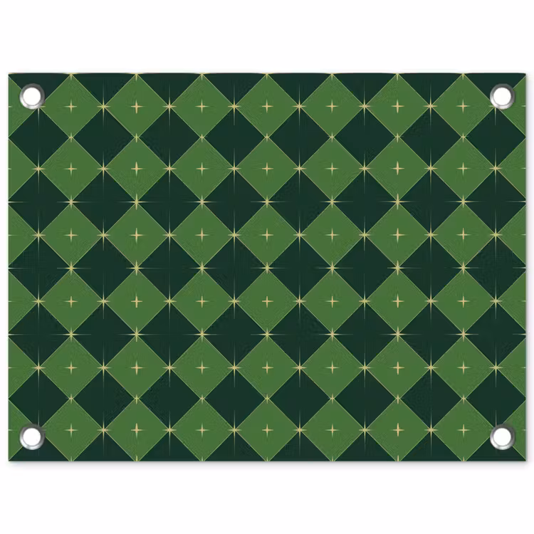 Gartenposter - Stern – Grün – Weihnachten — 1