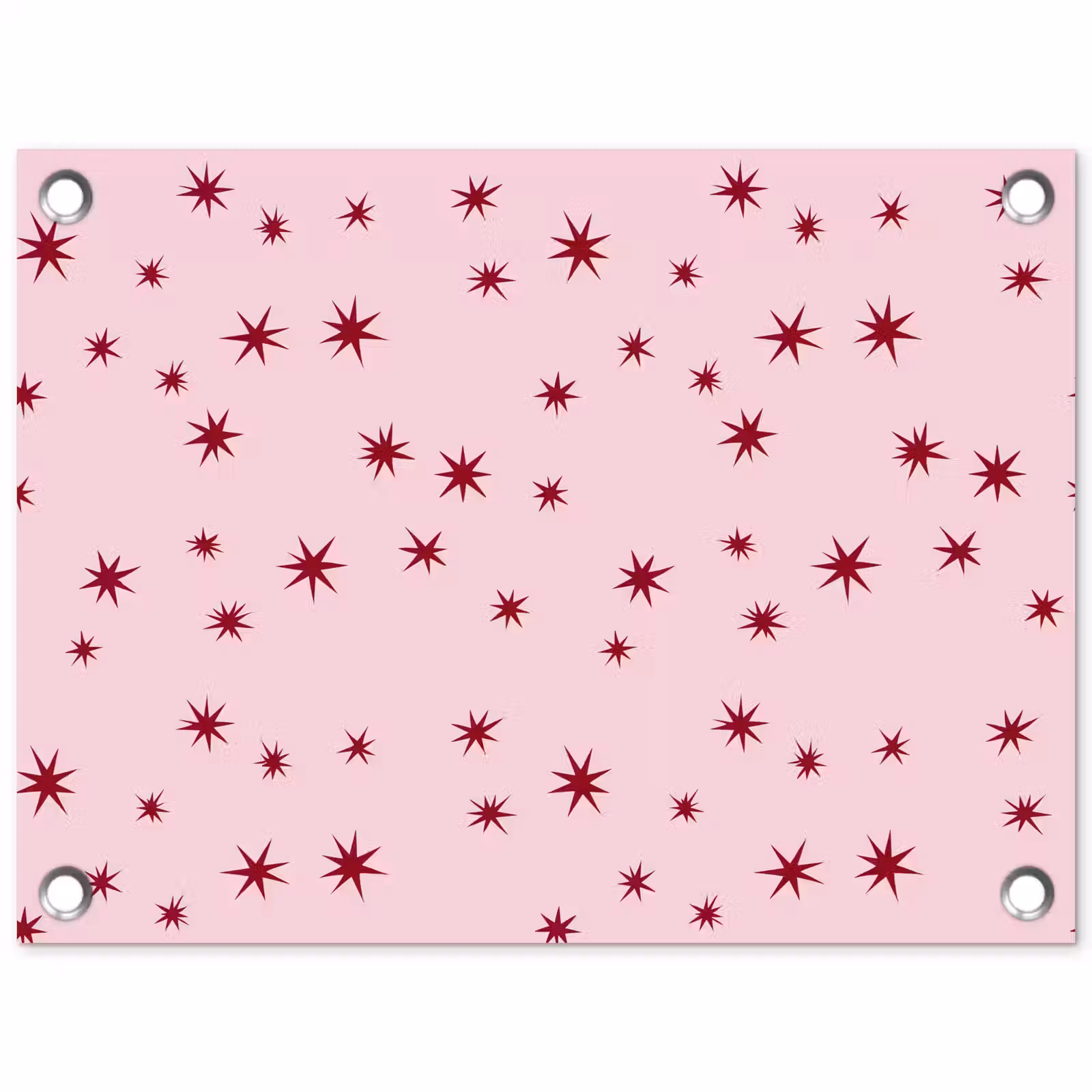 Gartenposter - Stern – Rosa – Rot — 1