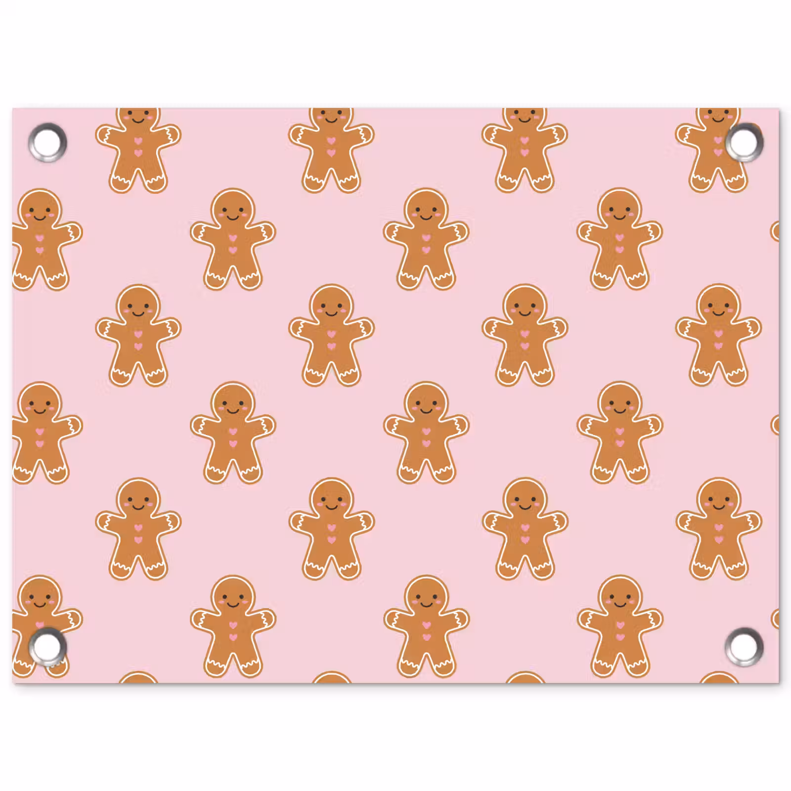Gartenposter - Lebkuchen – Weihnachten – Rosa — 1