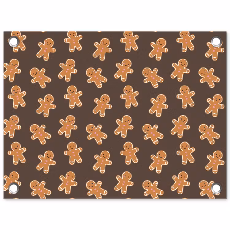 Gartenposter - Lebkuchen – Weihnachten – Braun — 1