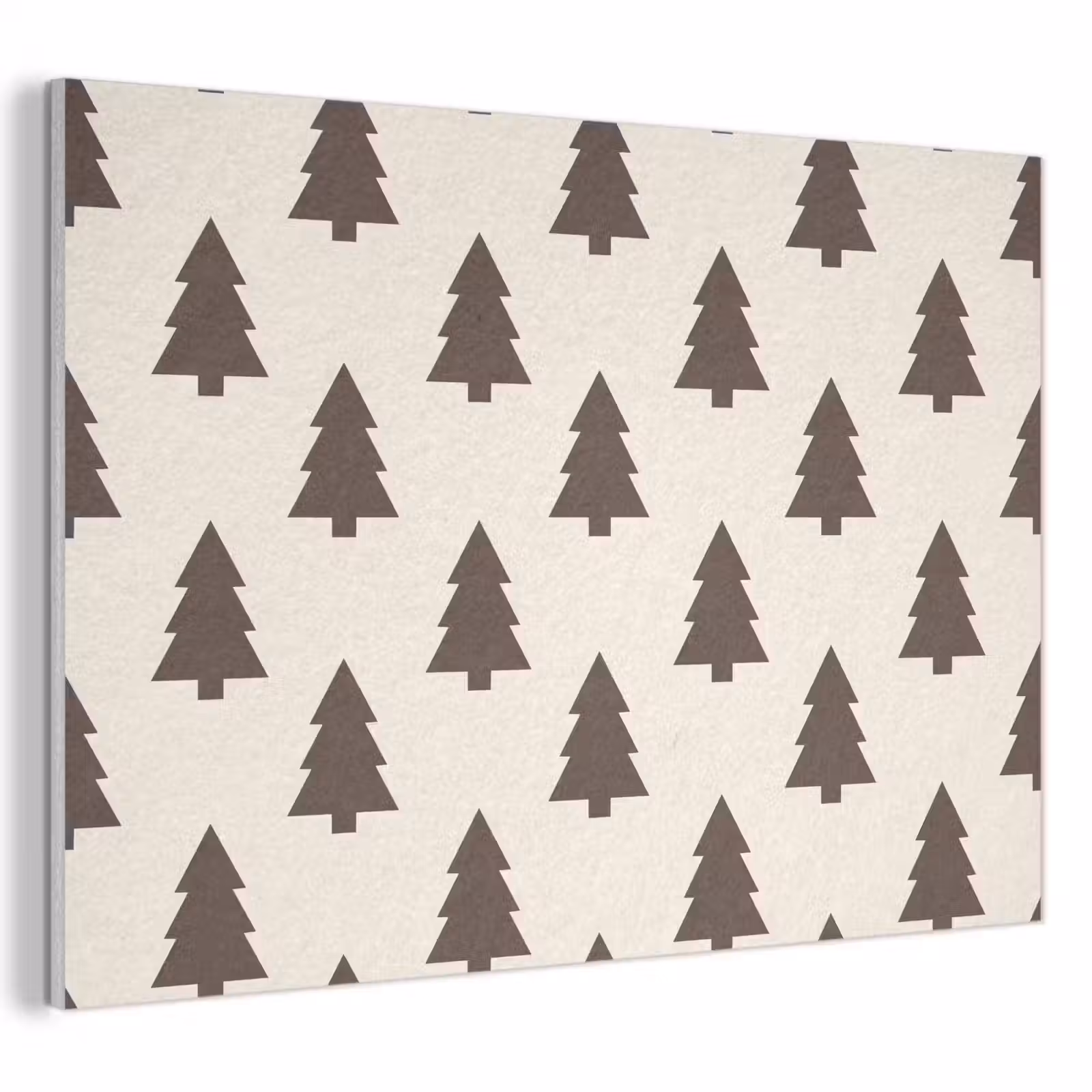 Akustikbild - Weihnachtsbaum – Creme – Grau — 1
