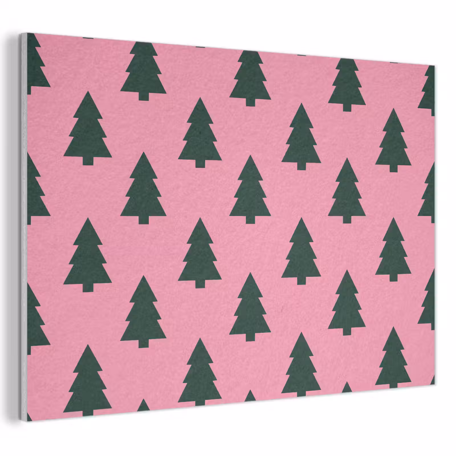 Akustikbild - Weihnachtsbaum – Rosa – Grün — 1