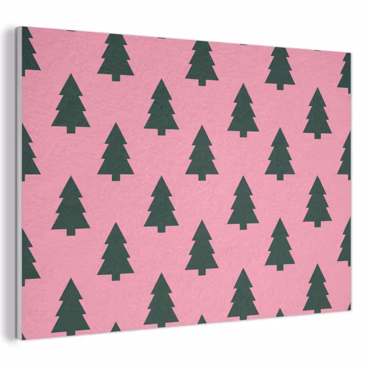 Akustikbild - Weihnachtsbaum – Rosa – Grün — 1