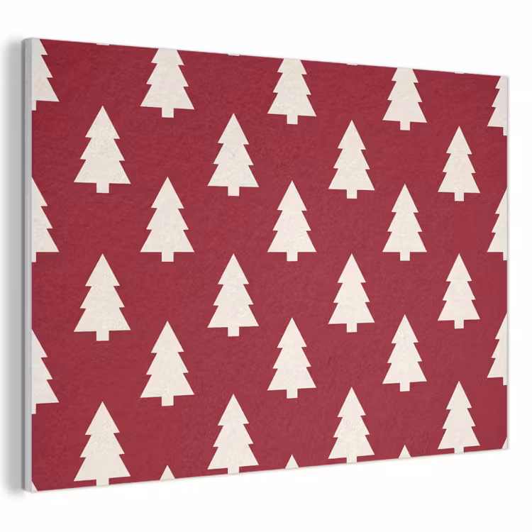 Akustikbild - Weihnachtsbaum – Rot – Weiß — 1