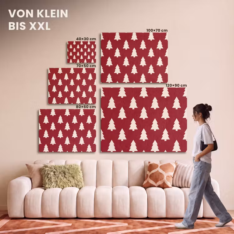 Akustikbild - Weihnachtsbaum – Rot – Weiß — 7