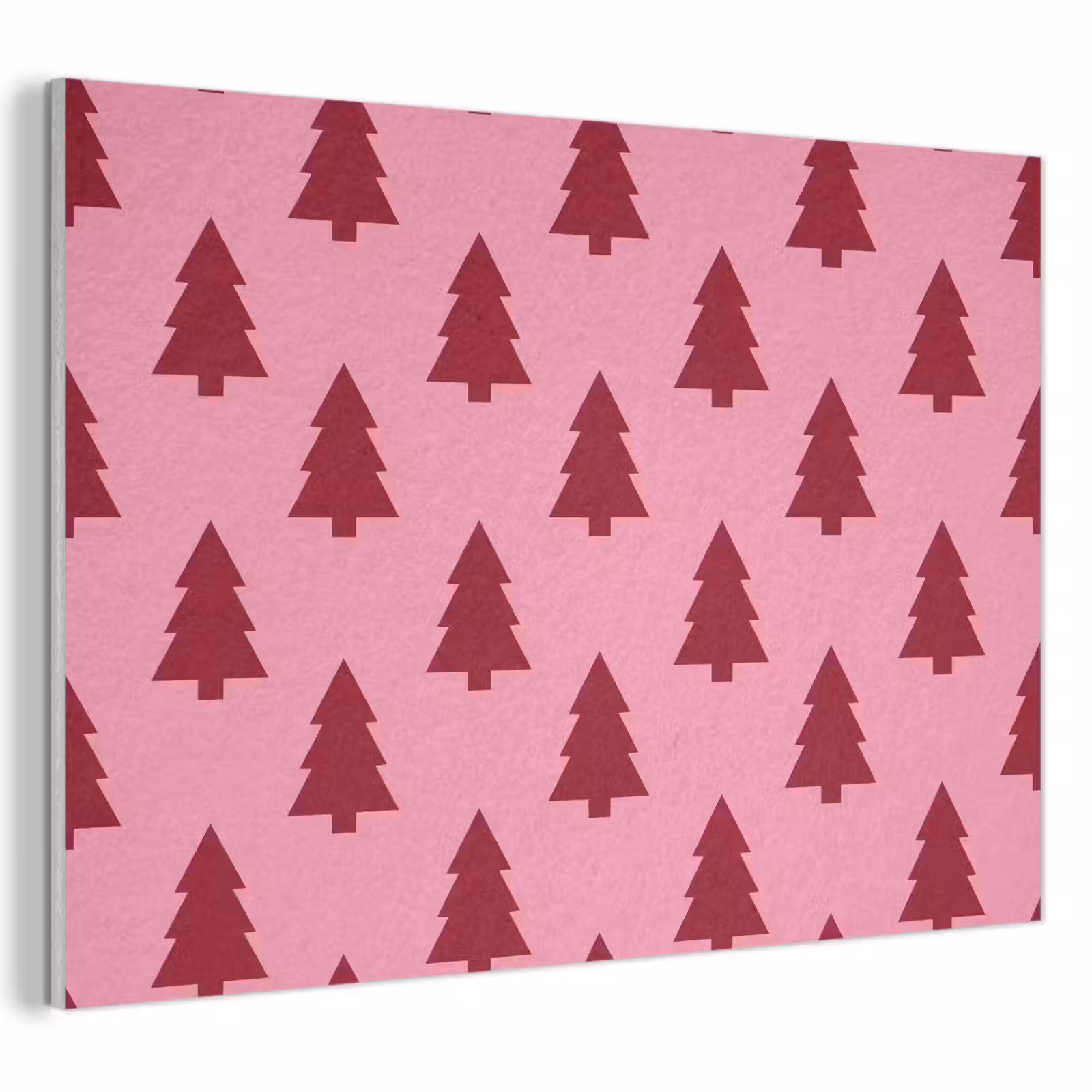 Akustikbild - Weihnachtsbaum – Rot – Rosa — 1