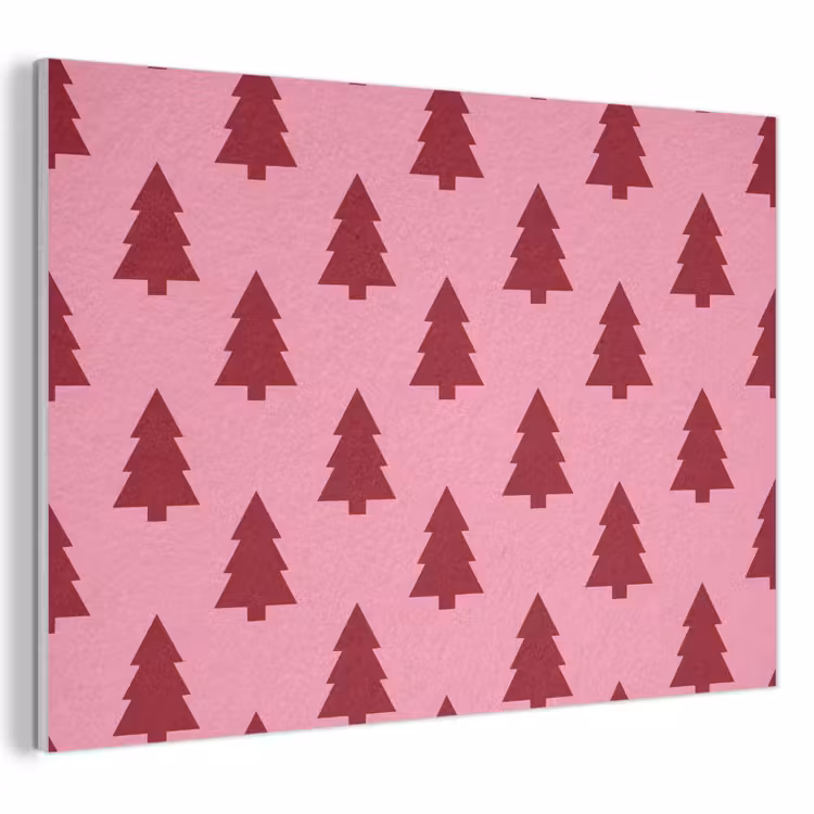 Akustikbild - Weihnachtsbaum – Rot – Rosa — 1