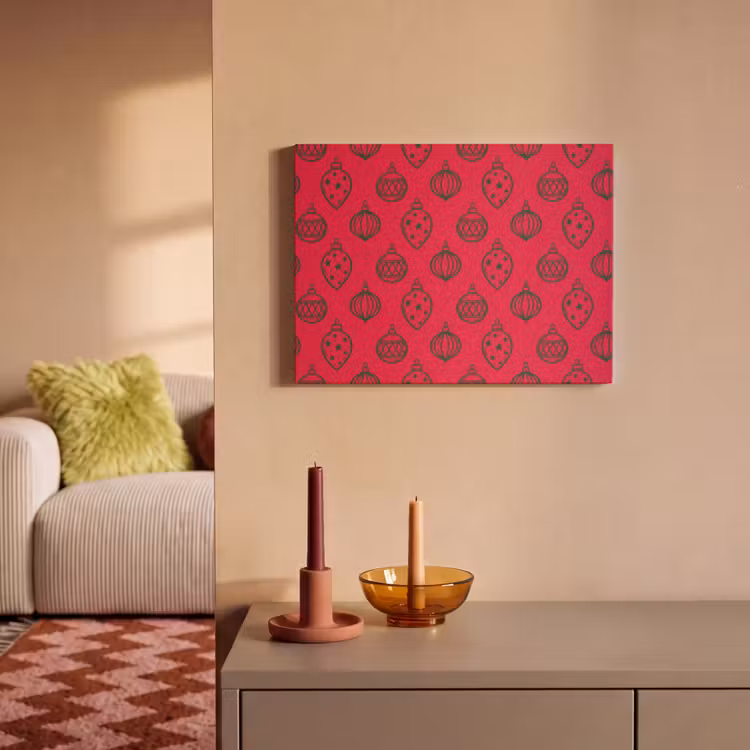 Akustikbild - Weihnachtskugel – Grün – Rot — 2