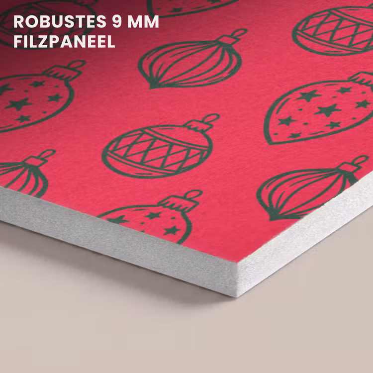 Akustikbild - Weihnachtskugel – Grün – Rot — 5