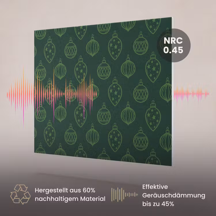 Akustikbild - Weihnachtskugel – Grün – Weihnachten — 3