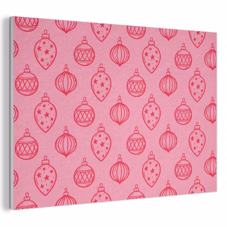 Akustikbild - Weihnachtskugel – Rosa – Rot — 1