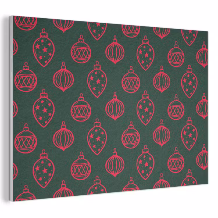 Akustikbild - Weihnachtskugel – Rot – Grün — 1
