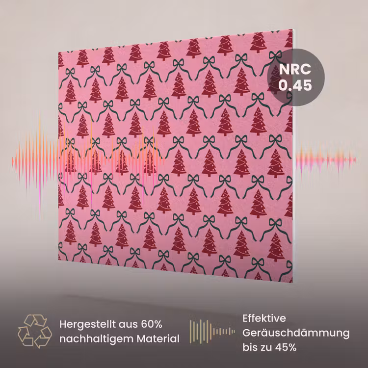 Akustikbild - Weihnachten – Rot – Grün – Schleife — 3