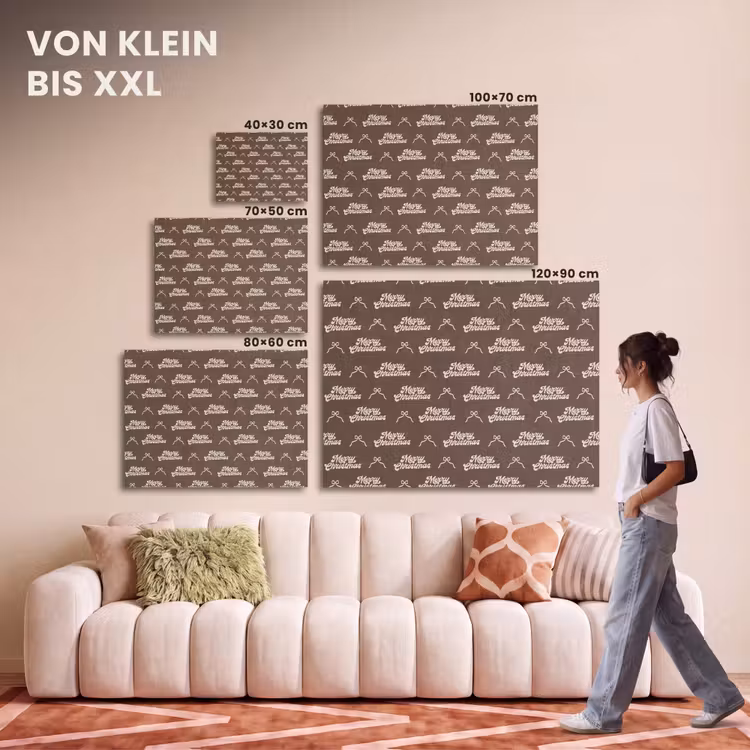 Akustikbild - Text – Creme – Braun – Schleife — 7