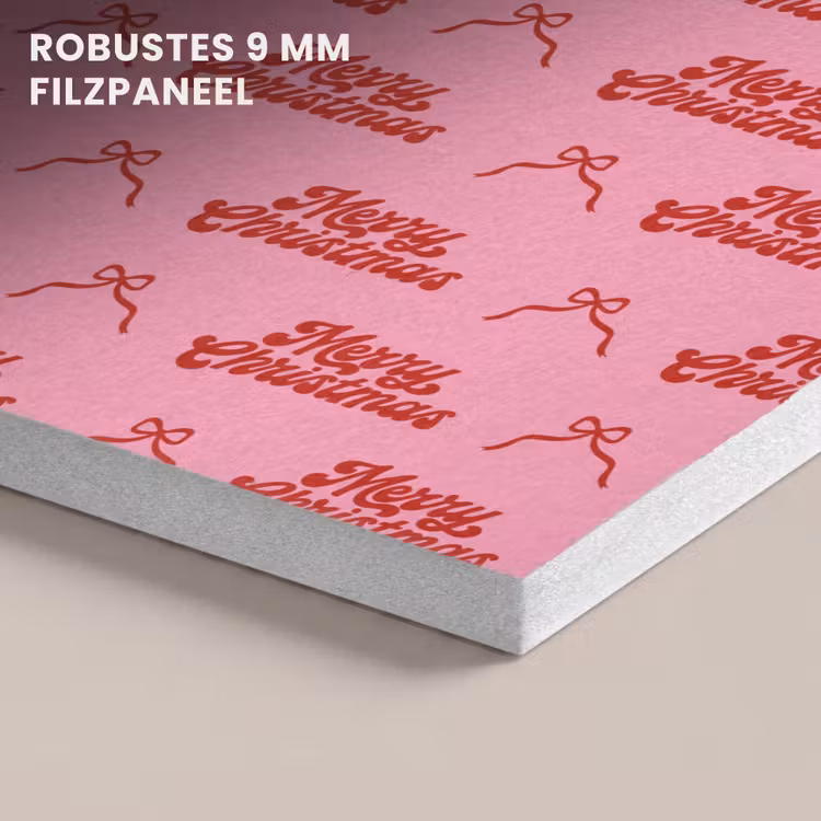 Akustikbild - Text – Schleife – Rot – Rosa — 5