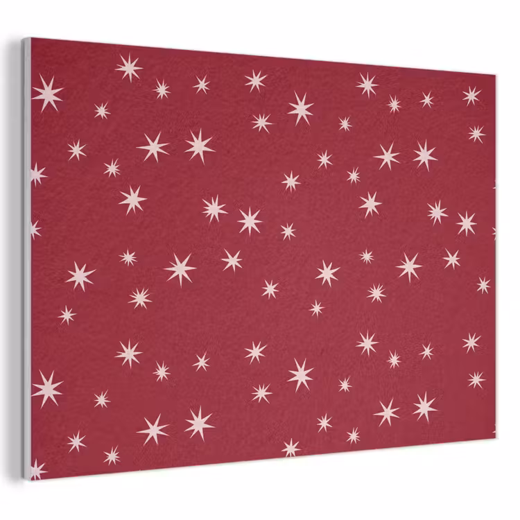 Akustikbild - Rot – Weiß – Weihnachten – Stern — 1