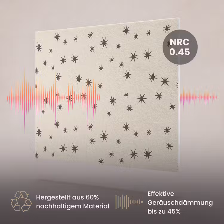 Akustikbild - Weihnachten – Stern – Braun — 3