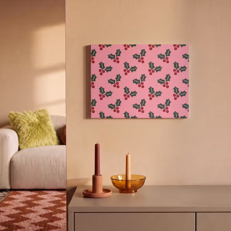 Akustikbild - Rosa – Weihnachten – Stechpalme — 2
