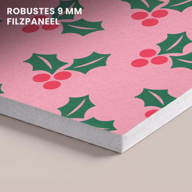 Akustikbild - Stechpalme – Weihnachten – Rosa — 5
