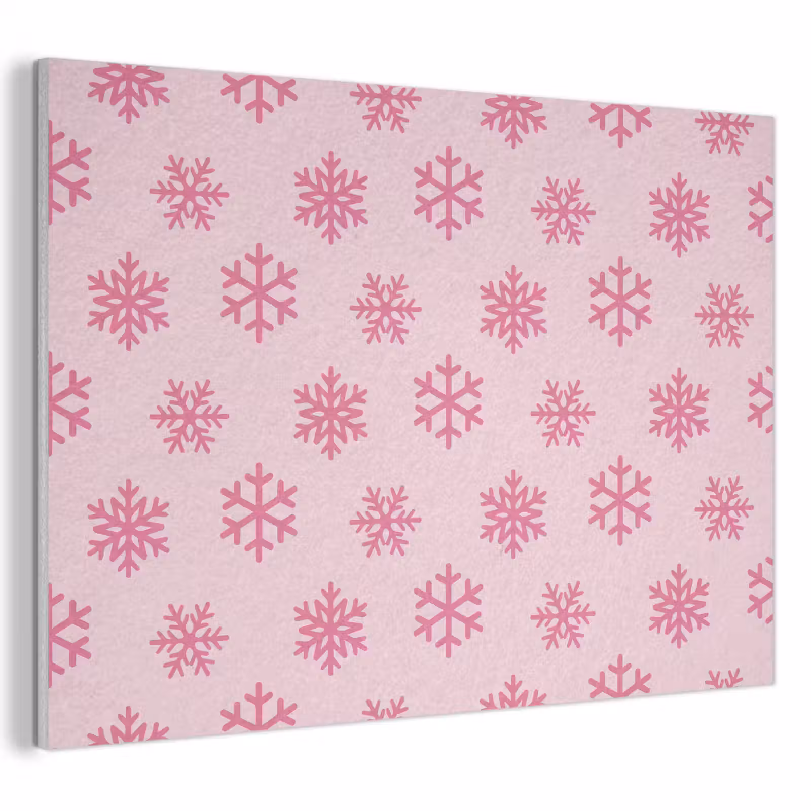 Akustikbild - Schneeflocke – Rosa – Weihnachten — 1