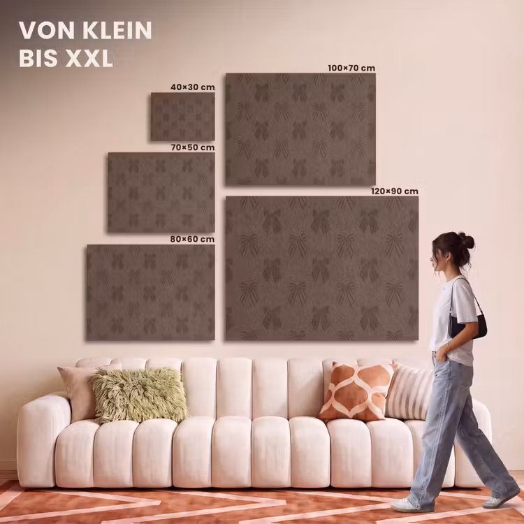 Akustikbild - Schleifen – Weihnachten – Braun — 7