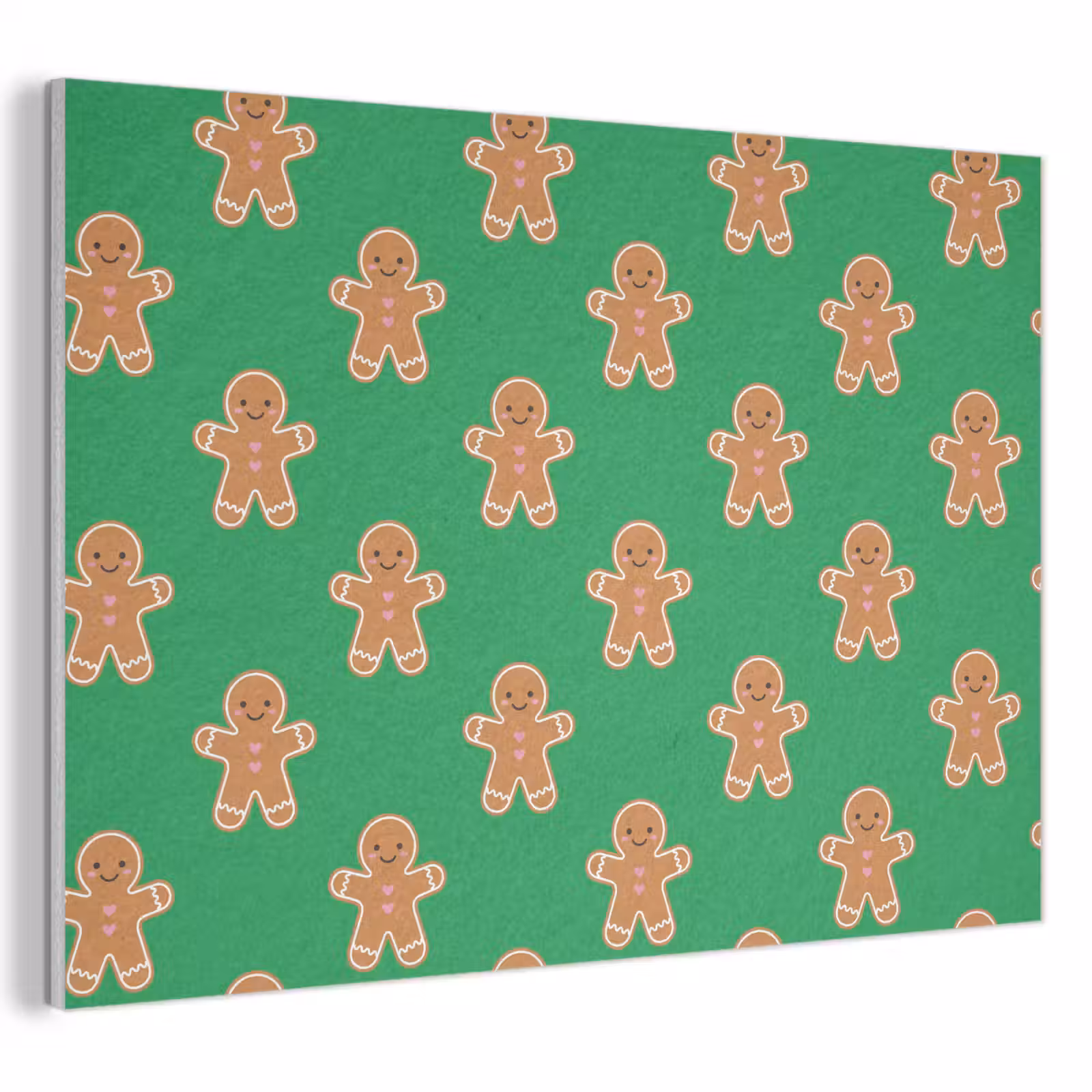 Akustikbild - Lebkuchen – Weihnachten – Neon – Grün — 1
