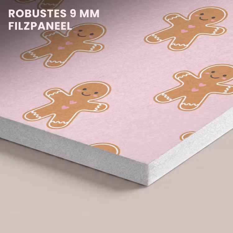 Akustikbild - Lebkuchen – Weihnachten – Rosa — 5