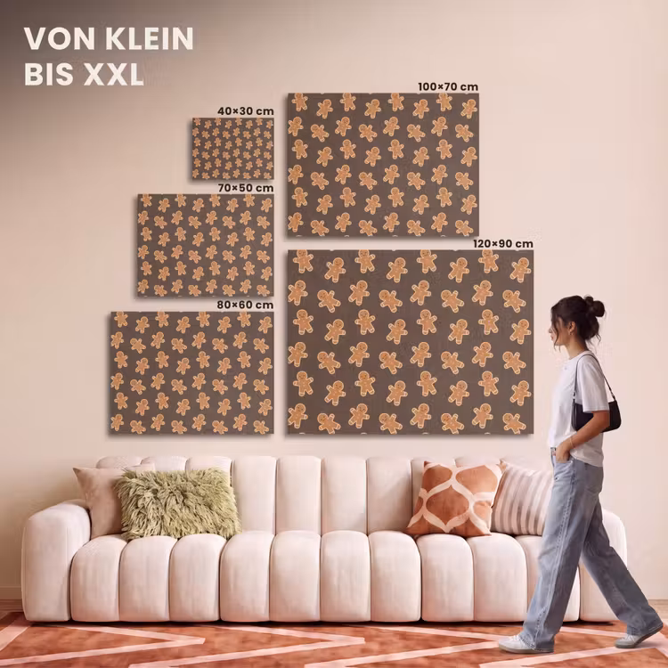 Akustikbild - Lebkuchen – Weihnachten – Braun — 7