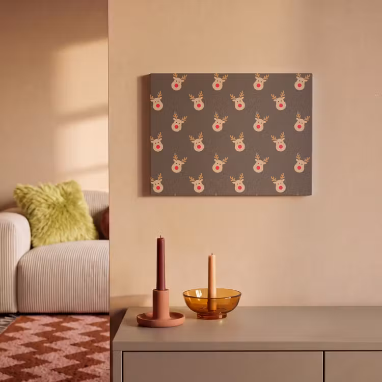 Akustikbild - Weihnachten – Rentiere – Braun — 2