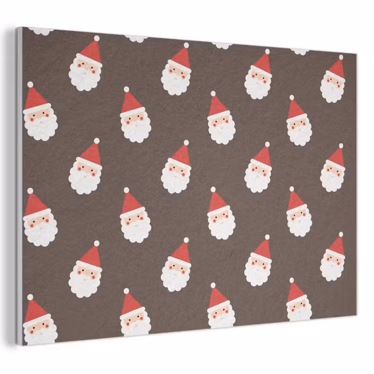 Akustikbild - Weihnachtsmann – Weihnachten – Braun — 1