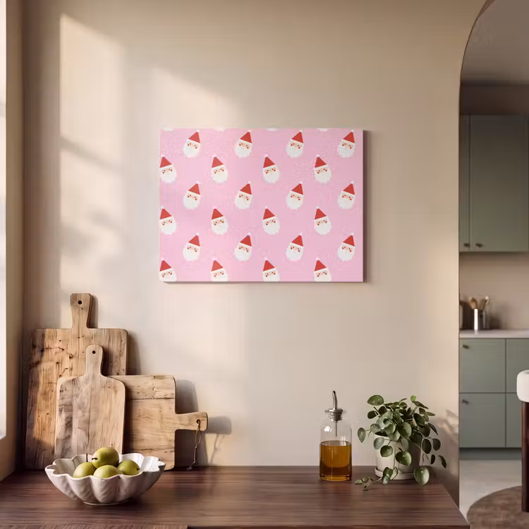 Akustikbild - Weihnachtsmann – Weihnachten – Rosa — 4