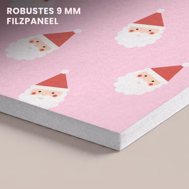 Akustikbild - Weihnachtsmann – Weihnachten – Rosa — 5
