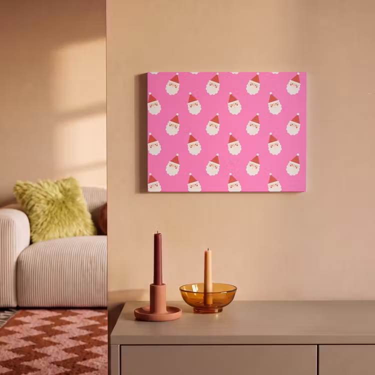 Akustikbild - Weihnachtsmann – Weihnachten – Rosa – Rot — 2