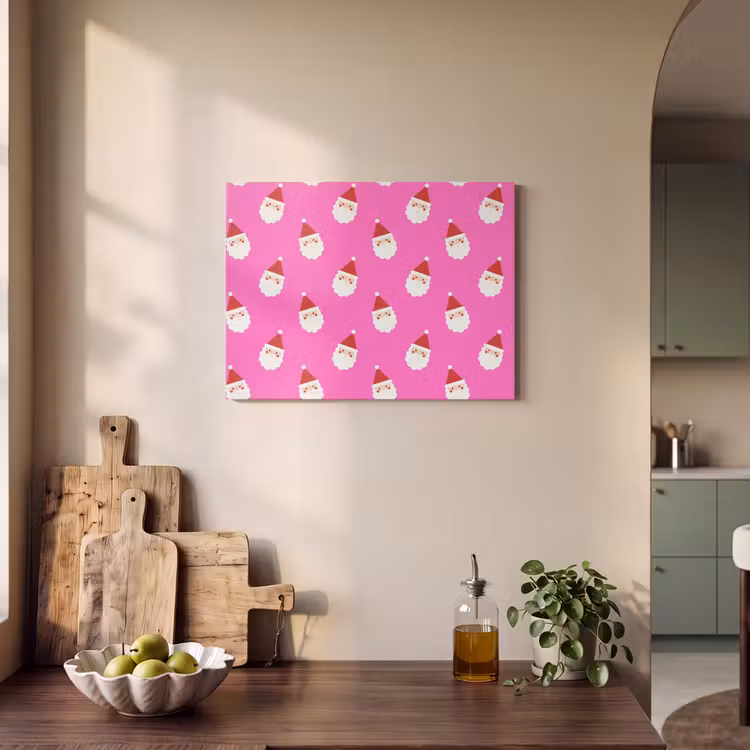 Akustikbild - Weihnachtsmann – Weihnachten – Rosa – Rot — 4