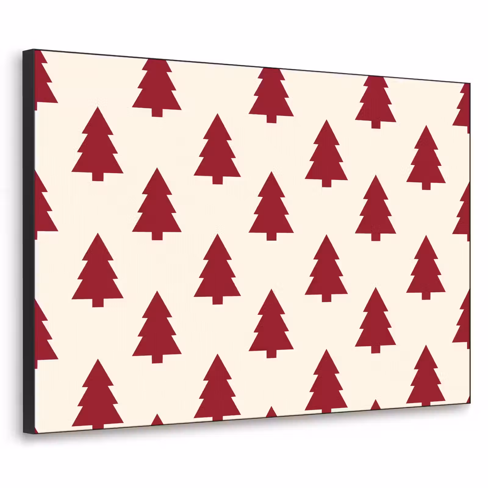 Art Frame - Weihnachtsbaum – Creme – Rot — 1