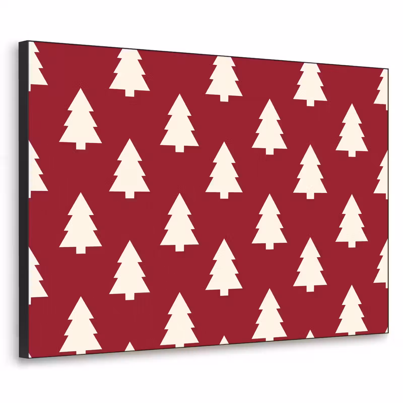 Art Frame - Weihnachtsbaum – Rot – Weiß — 1