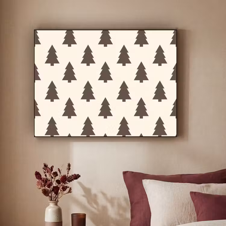 Art Frame - Weihnachtsbaum – Creme – Grau — 2
