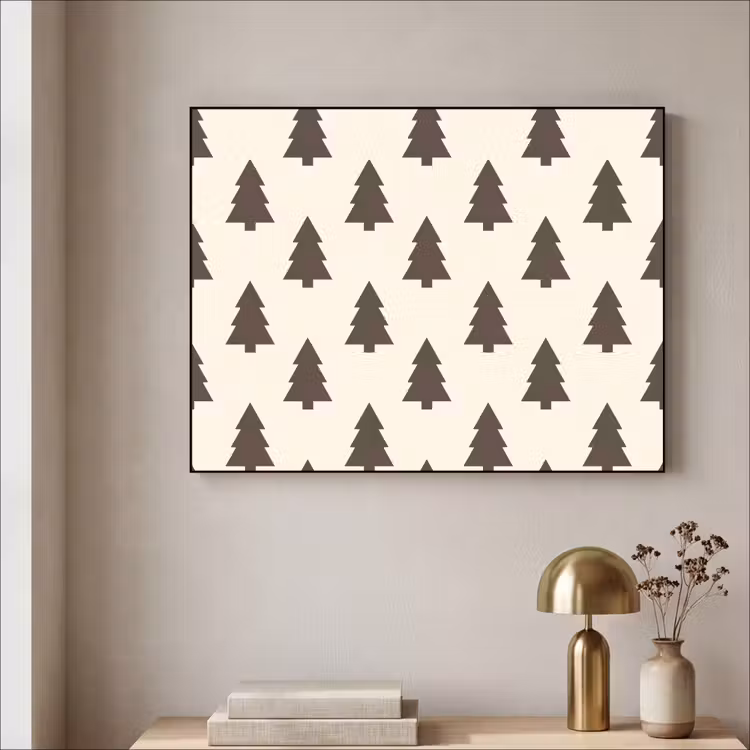 Art Frame - Weihnachtsbaum – Creme – Grau — 4
