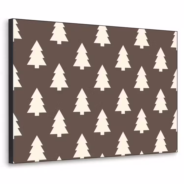 Art Frame - Weihnachtsbaum – Grau – Cremefarben — 1