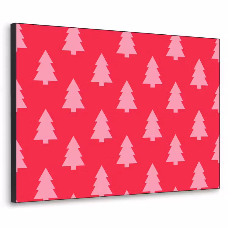 Art Frame - Weihnachtsbaum – Rosa – Rot — 1