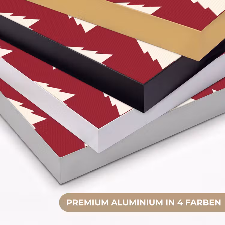 Art Frame - Weihnachtsbaum – Rot – Weiß — 5