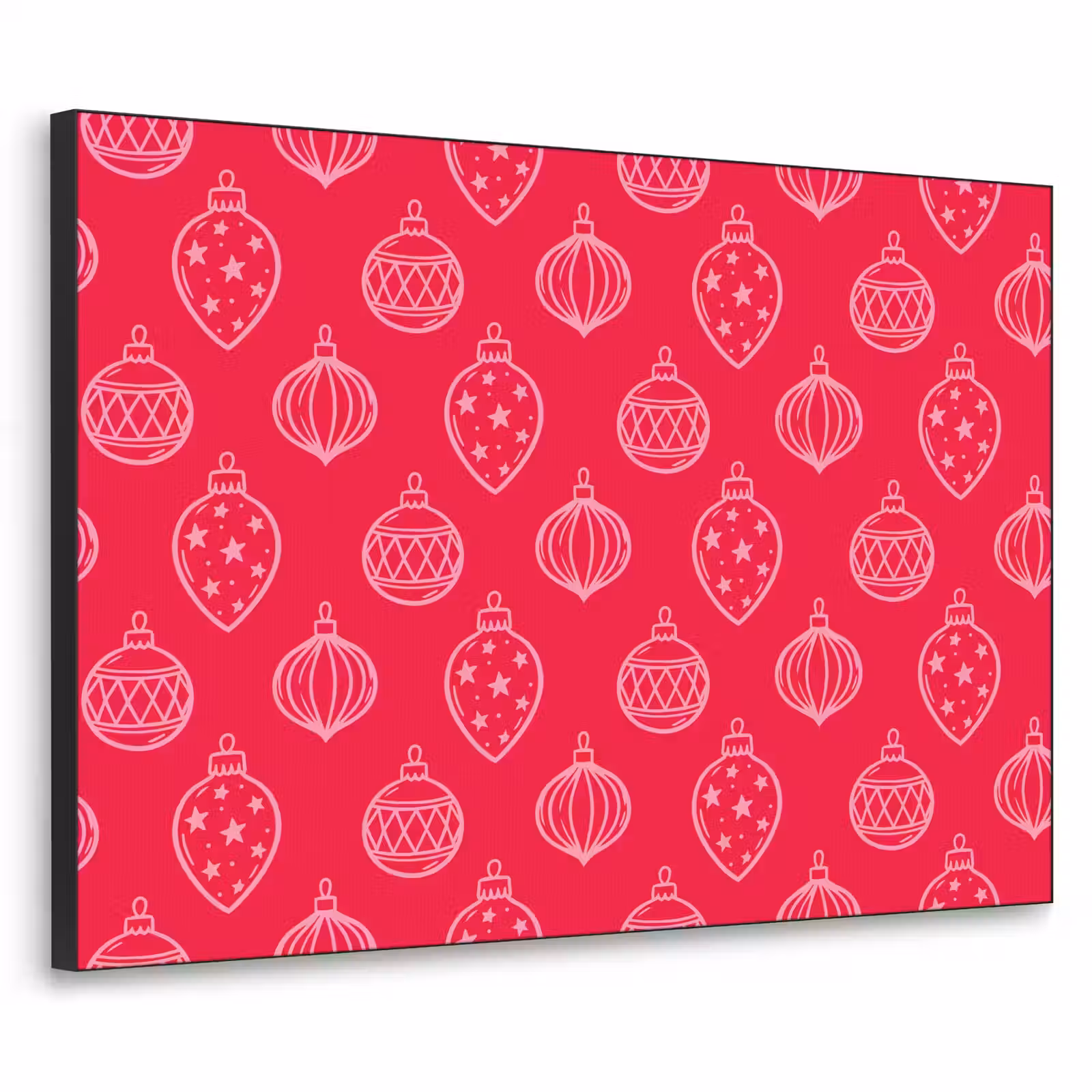 Art Frame - Weihnachtskugel – Rot – Rosa — 1