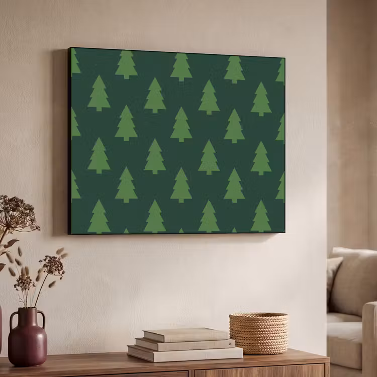 Art Frame - Weihnachtsbaum – Grün – Weihnachten — 3
